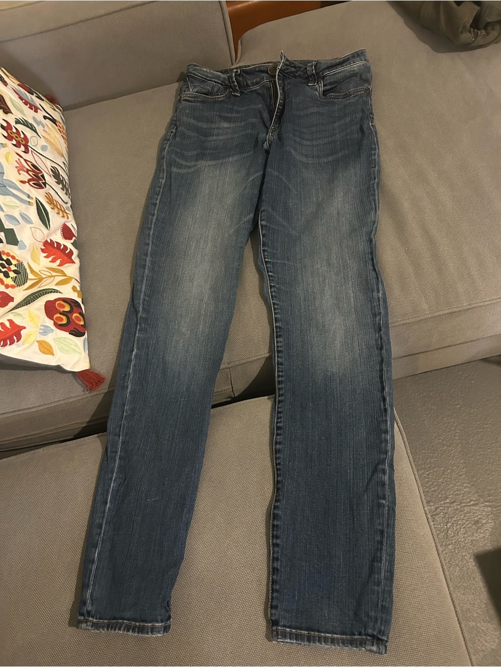 Kut from the Kloth Classic Women's Blue Straight-Leg Jeans